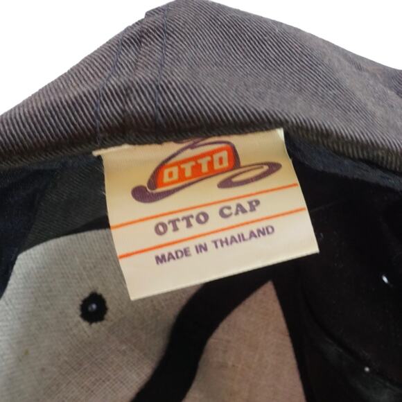 2/$30 Vtg Otto International Racing Checkered Bill Snapback Trucker Hat Nascar - Picture 8 of 9